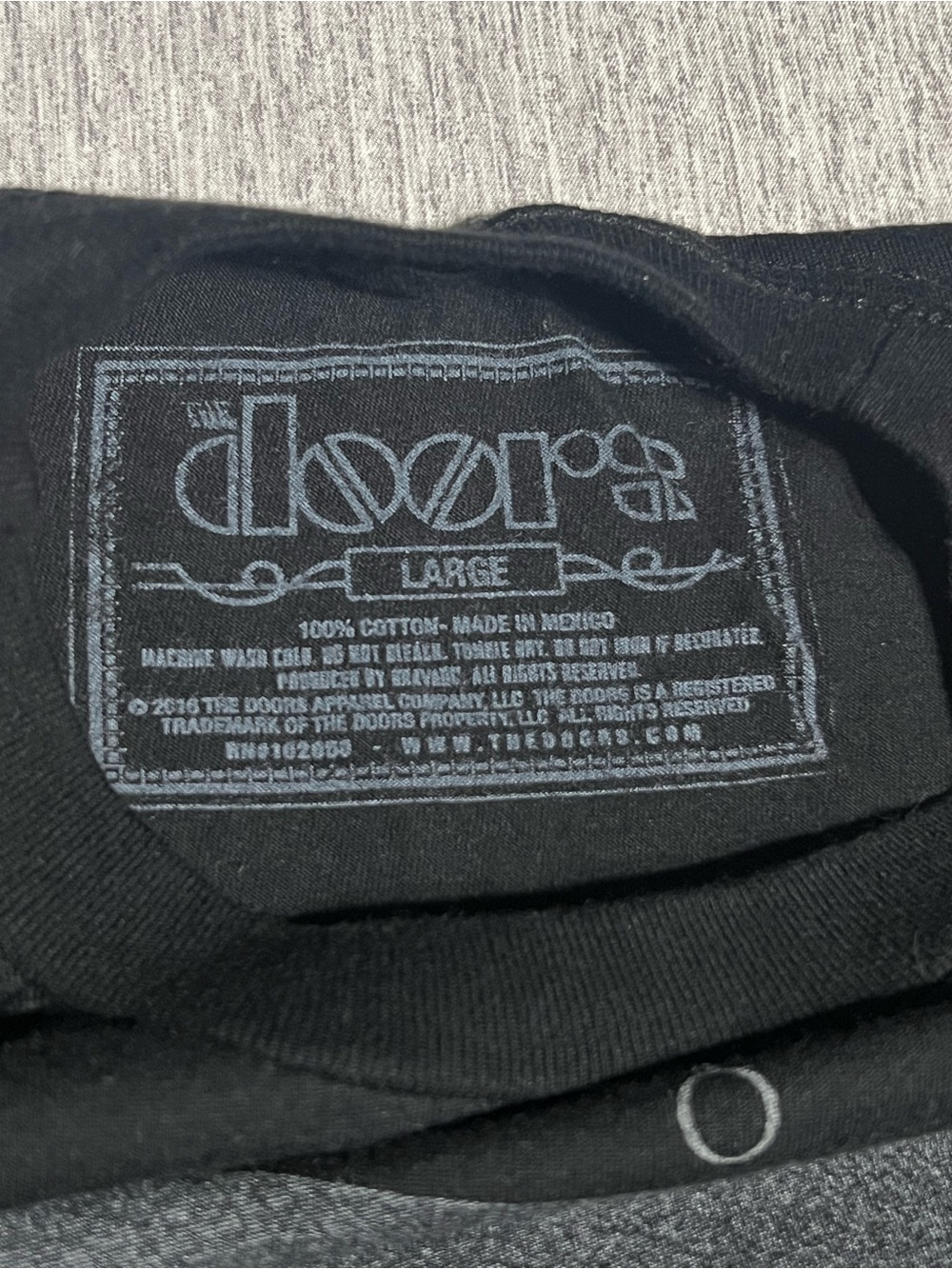 The Doors Jim Morrison Black Graphic Tee - Men’s Short Sleeve Shirt - Picture 3 of 7